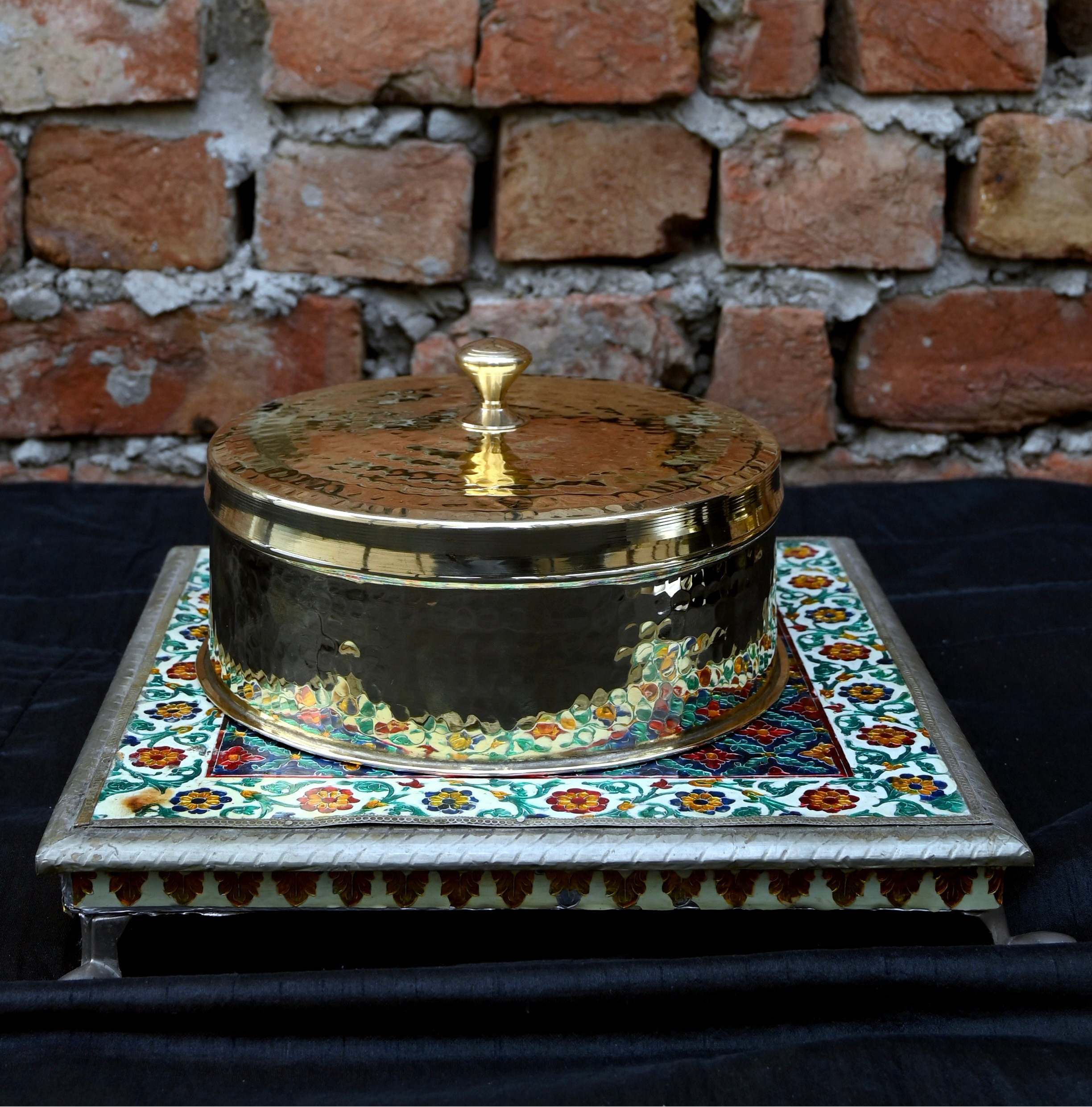 Brass Roti Box / Mithai Box