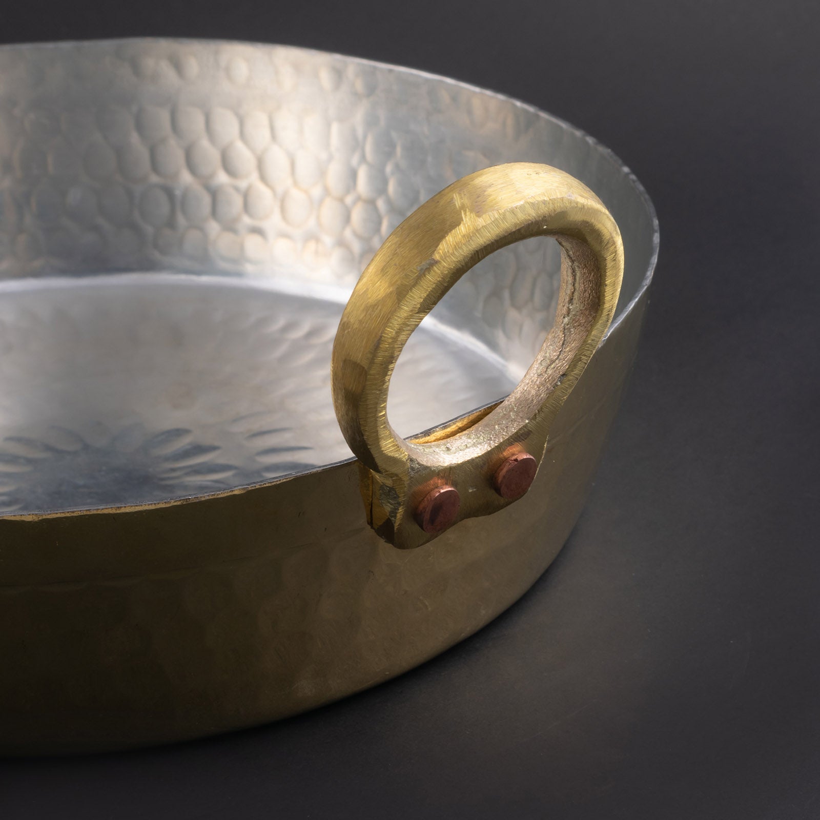 Brass Jalebi Kadai (Flat Kadai)